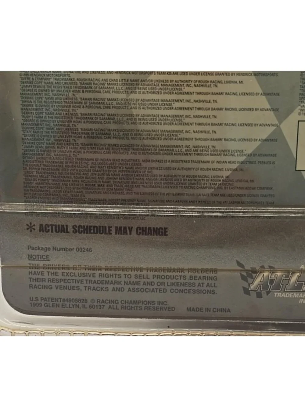 2 Vintage 1999 Racing Champions NASCAR Cars Under the Lights Labonte Rudd Sealed